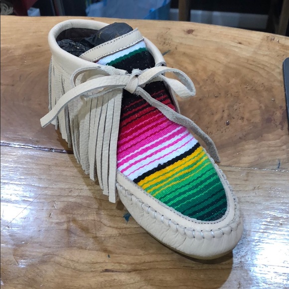 rainbow moccasins